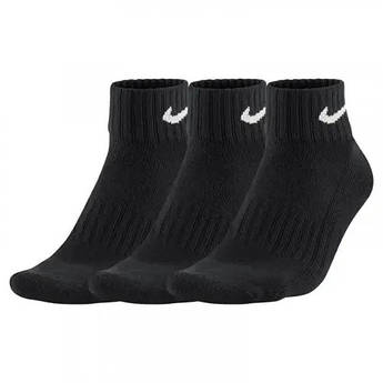 Шкарпетки Nike 3Ppk Value Cotton Quarter SX4926-001, Чорний, Розмір (EU) — 34-38
