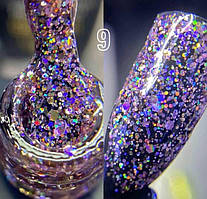 Гель лак Diamond Ball Global Fashion № 09, 8 мл