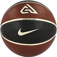 М'яч баскетбольний Nike All Court 8P 2.0 N.100.4138.812.07 G Antetokounmpo Deflated Size 7 Amber, Коричневий,