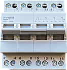 Ручний перемикач введення резерву 4P 63А 400V I-0-II перекидний мережа/генератор, фото 3