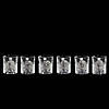 Набір келихів для віскі «Казакі» Boss Crystal, 6 келихів, срібло, кришталь, фото 2