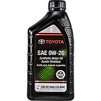 Toyota Motor Oil 0W-20 0.946л (00279-0WQTE) Оригинальное синтетическое моторное масло