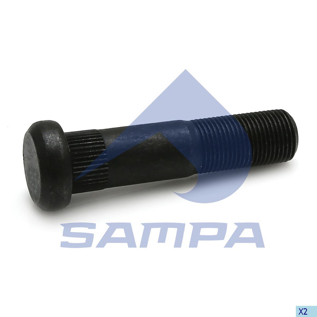 Шпилька колеса M18 DAF LF45/55 задн 052.029 Sampa