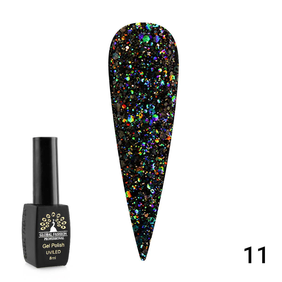 Гель лак Diamond Ball Global Fashion № 11, 8 мл