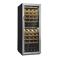Винный холодильник Klarstein Vinamour 77 Duo 191 литр 5 20 °C 2 зоны охлаждения 77 бутылок | 2 зоны охлаждения