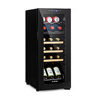 Винный холодильник Bovella 18 Duo+ двухзонный 50л 18 бутылок Стеклянная дверь (Германия, читать описание)