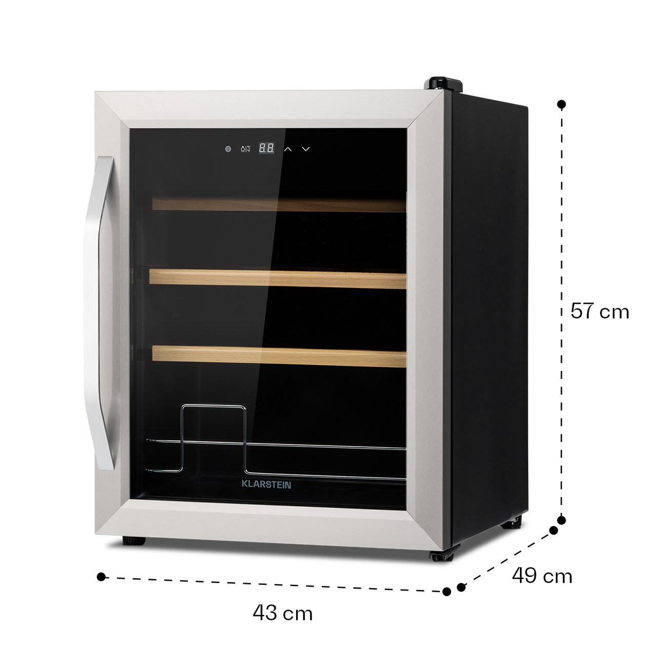Винный холодильник Vinamour 16 Uno, 16 фл./42 л, 4-18°C, 41 дБ, стекло, 16 бутылок | 1 зона охлаждения - фото 6 - id-p1762685333