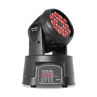 MHL Moving Head Wash 18x 3W RGB DMX черный (Германия, читать описание)