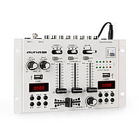 DJ-22BT MKII Mixer 3/2-канальный DJ-микшер BT 2xUSB для рэкового монтажа белый Белый (Германия, читать