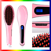 Расческа выпрямитель электрическая Fast hair straightener HQT-906, расческа-выпрямитель и укладка для волос EX