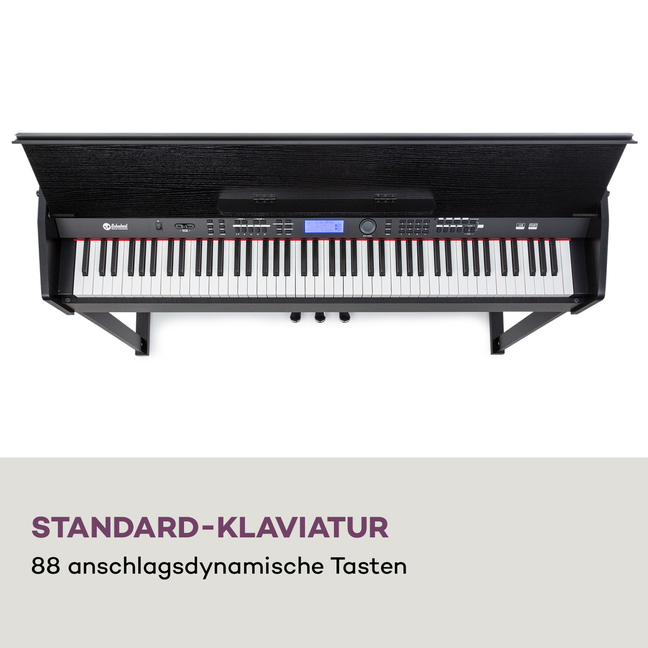 Subi 88 Harmony E-Piano 88 Keys Hammer Action 160 Rhythms 80 Demo Songs Black (Германия, читать описание) - фото 4 - id-p1762690997