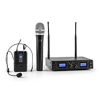 Duett Pro V3 2-канальный набор беспроводных микрофонов УВЧ Дальность действия 50 м 1 портативный микрофон / 1