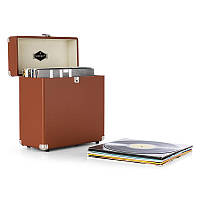 TTS6 виниловый футляр для грампластинок кожаный ностальгический 30 пластинок коричневый Коричневый (Германия,