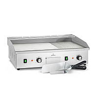 Grillmeile 4400 электрический гриль plancha 2x2200W гриль пластины из нержавеющей стали гладкая и рифленая