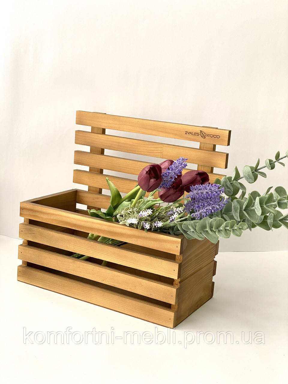 Деревянный Ящик для Декоров, Цветов "Лесинка" — Купить Недорого на Bigl ...