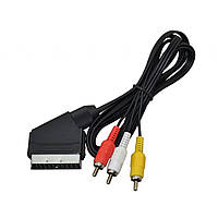 Кабель scart-3RCA