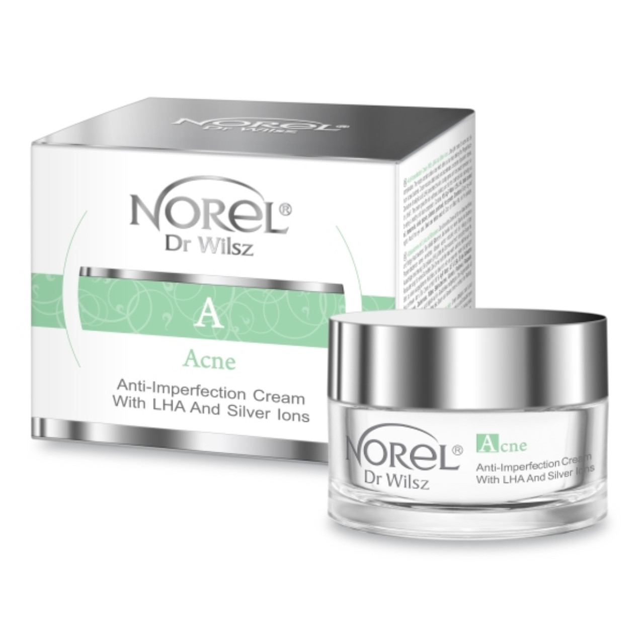 ANTI-ACNE CREAM WITH LHA AND SILVER IONS - Легкий крем із LHA кислотами та іонами срібла