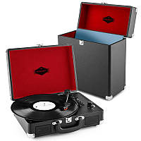 Peggy Sue Record Collector Set черный футляр для пластинок в стиле ретро с проигрывателем пластинок (Германия,