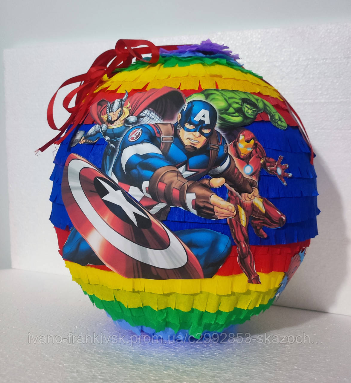 Купить Пиньята Сказочная Герои Марвел Marvel 110см, цена 450 грн — Prom ...