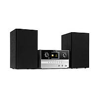 Стереосистема Connect System S + динамики 20 Вт макс. Интернет/DAB+/FM CD-плеер серебристый серебристый