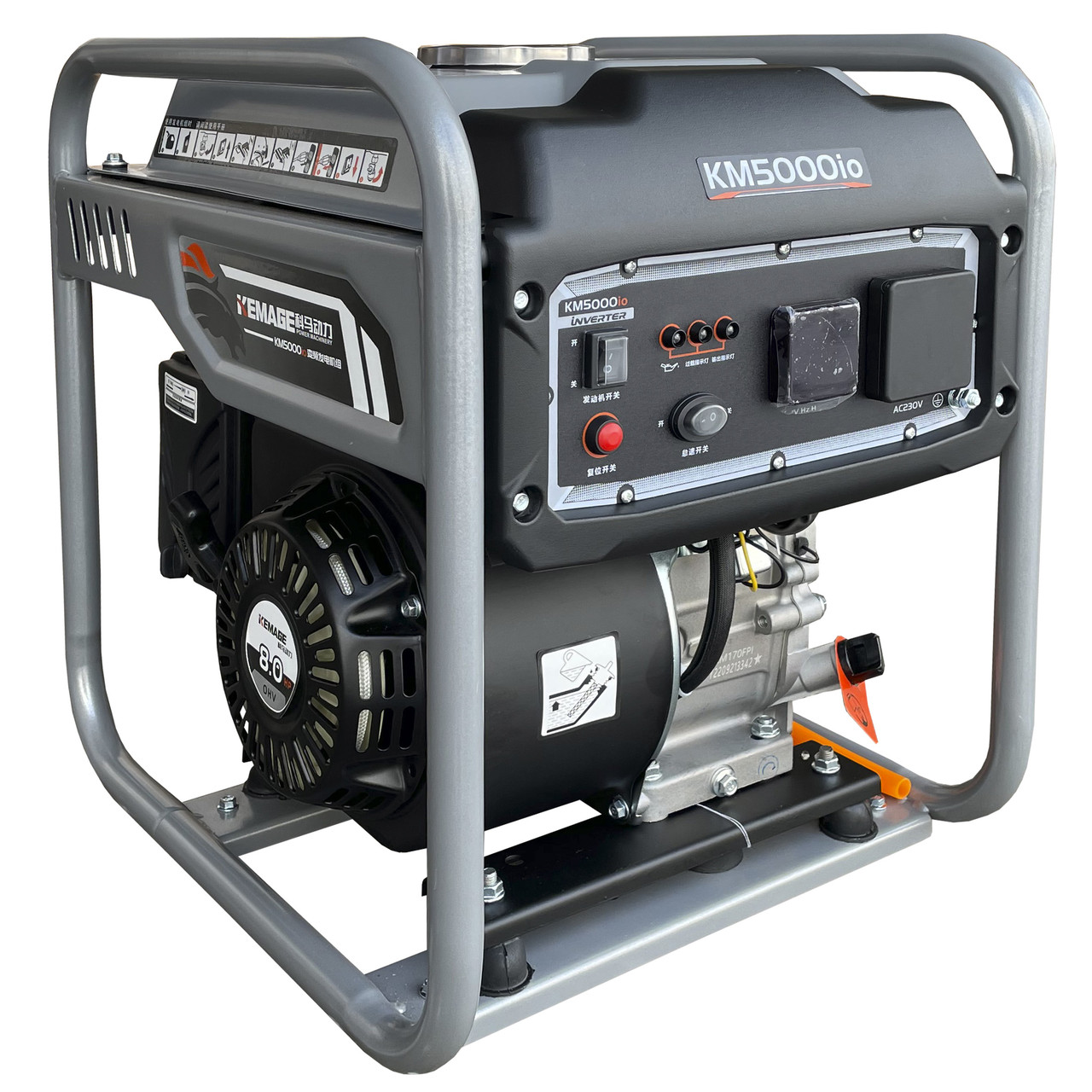 Генератор бензиновий інверторний KEMAGE KM5000io-2 з дисплеєм (000025639), фото 1