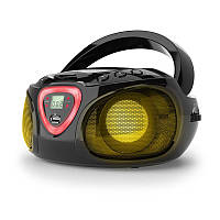 Roadie CD Boombox FM Radio Light Show CD Player Bluetooth 5.0 Black (Германия, читать описание)