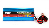 Автомобільний інвертор UKC AC/DC 12v 600W чистий синус, фото 3