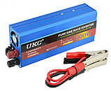 Автомобільний інвертор UKC AC/DC 12v 600W чистий синус, фото 2