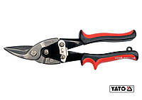 Ножиці по металу YATO "профі" : L= 250 мм, ліві [6/36]