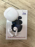 Сенсорні навушники Bluetooth True Wireless Earbuds Z31 Білі, фото 3