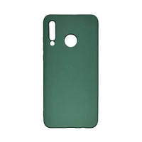 Чехол Silicone Case Huawei P40 Lite E Dark Green