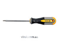 Викрутка зіркова VOREL : TORX-Security Т10 х 100 мм. CrV [12/60/240]