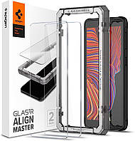 Захисне скло Spigen Samsung Galaxy X Cover 5 - ALIGNmaster (2 шт), Clear (AGL03005)