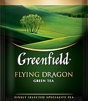 Зеленый чай Greenfield Flying Dragon (Гринфилд) 100 пакетов хорека