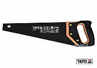 Ножівка по дереву YATO : L= 400 мм, 7 зубів/1", полотно t= 1 мм, покрите PTFE [6/24]
