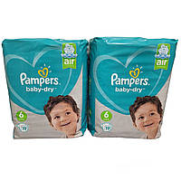 Подгузники Pampers active baby-dry 6, 38 шт (19*2)