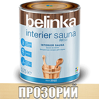 Водная лазурь для саун Belinka Іnterіer Sauna - 0.75л