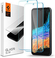 Захисне скло Spigen Samsung Galaxy X Cover 6 Pro - Glas.tR Slim Premium (2 шт), Clear (AGL05194)