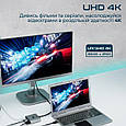 Світч Promate MediaSwitch-H3 4K 3хHDMI to HDMI Silver (mediaswitch-h3.silver), фото 2