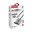 Світч Promate MediaSwitch-H3 4K 3хHDMI to HDMI Silver (mediaswitch-h3.silver), фото 7