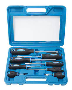 Набір викруток магнітних «Profi» 8пр. (SL: 6.5х38мм, 5.5х100мм, 6.5х125мм; PH: 2х38мм, 1х75мм, 2х125