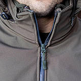 Куртка 2 в 1 з підстібкою (СШ-З22) Soft Shell Grifon олива, фото 6