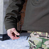 Куртка 2 в 1 з підстібкою (СШ-З22) Soft Shell Grifon олива, фото 9