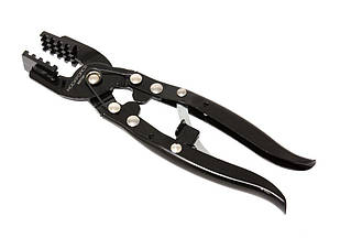 Кліщі для пружинних хомутів (L-240мм, захоплення 22-55мм), в блістері