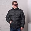 Куртки демісезонні чоловічі великого розміру 50-64 Чорний, фото 4