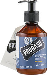 Шампунь для бороди Proraso Beard Shampoo Azur Lime 200 мл