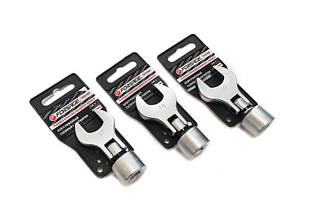 Ключ ріжковий знімний з шарніром 12мм 3/8, на пластиковому тримачі