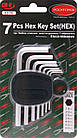 Набір ключів Г-подібних 6-граних, 7пр. (1.5, 2, 2.5, 3, 4, 5, 6мм), в пластиковому тримачі, фото 2