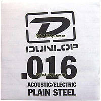 Струна Dunlop DPS16 Plain Steel .016 acoustic or electric