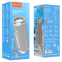 Портативна повнофункціональна Bluetooth колонка Hoco HC9 Сіра